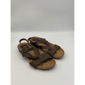 Eurosoft Gianetta Brown Strappy Comfort Sandals Women's 8.5 Well Worn Scent